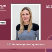 Cognitive behavioural therapy for menopausal symptoms